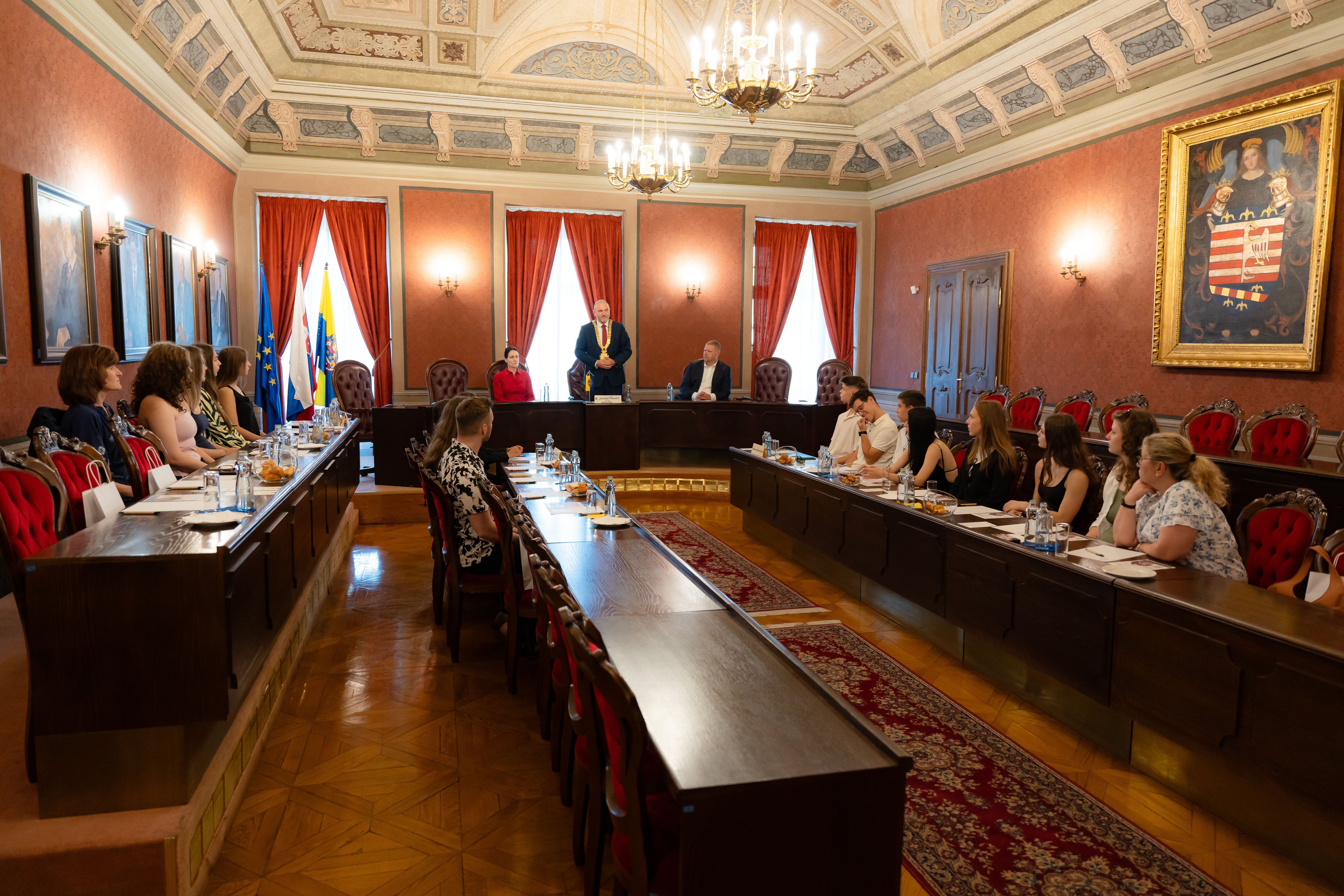 Prijatie studentov v Historickej radnici-1